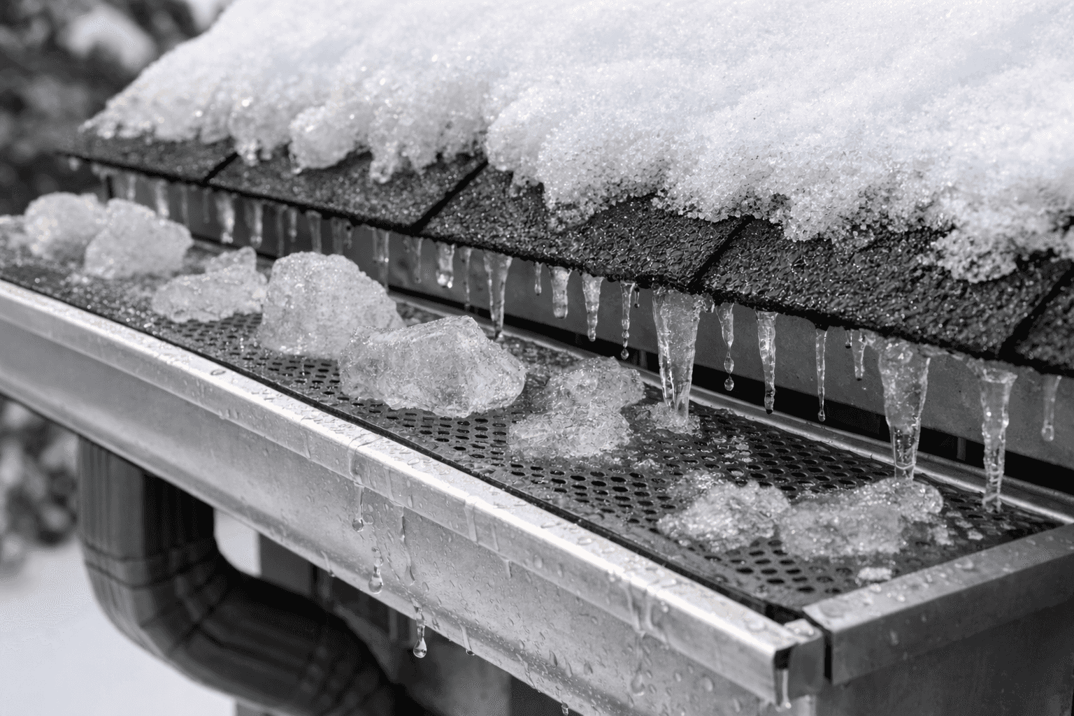 Eavestrough Guards and Winter: Ways to Reduce Ice Buildup Without Creating Drainage Problems