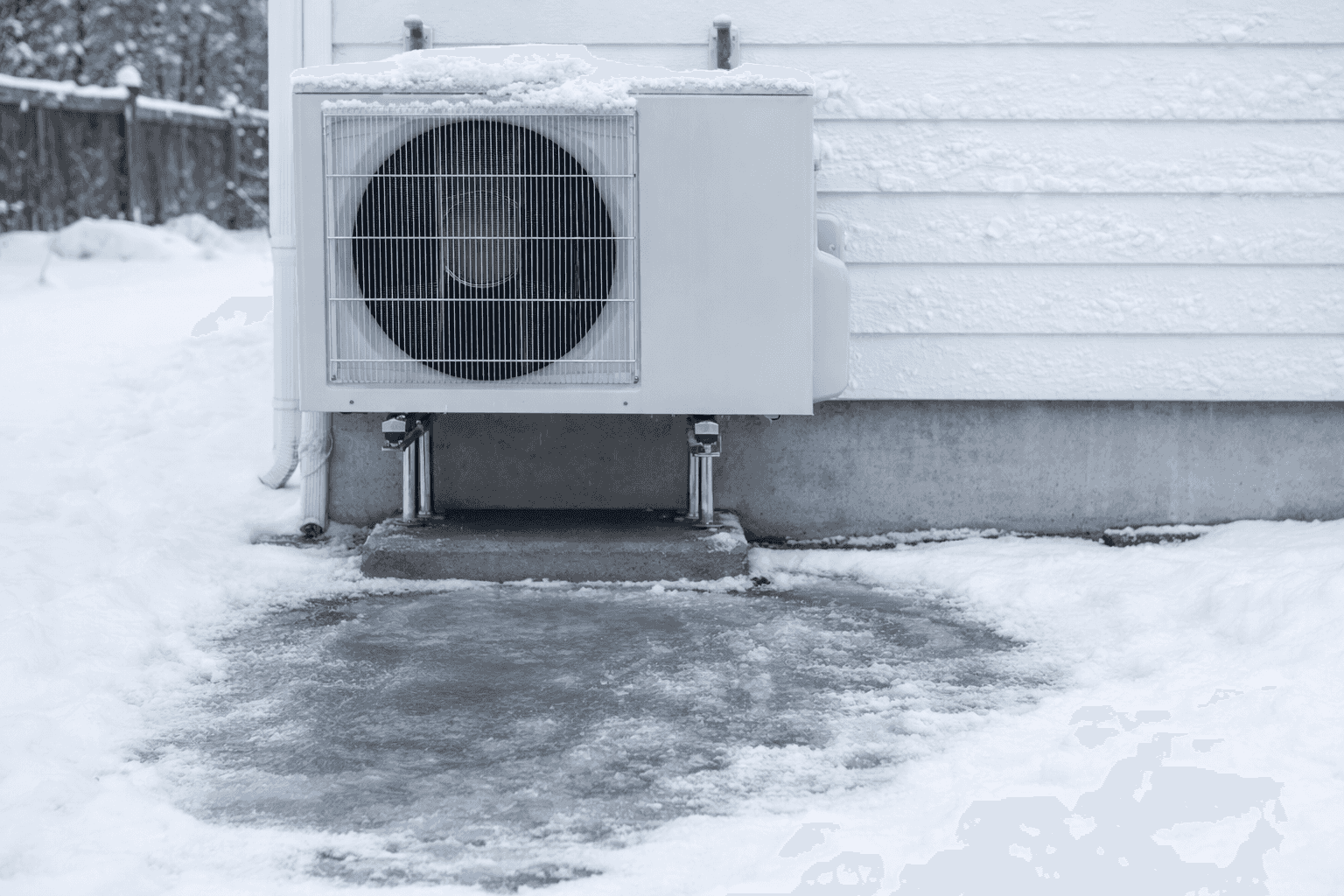 Winter Heat Pump Safety Checklist for Canadian Homes: Defrost Water, Ice Hazards, Clearances, and When to Shut It Down