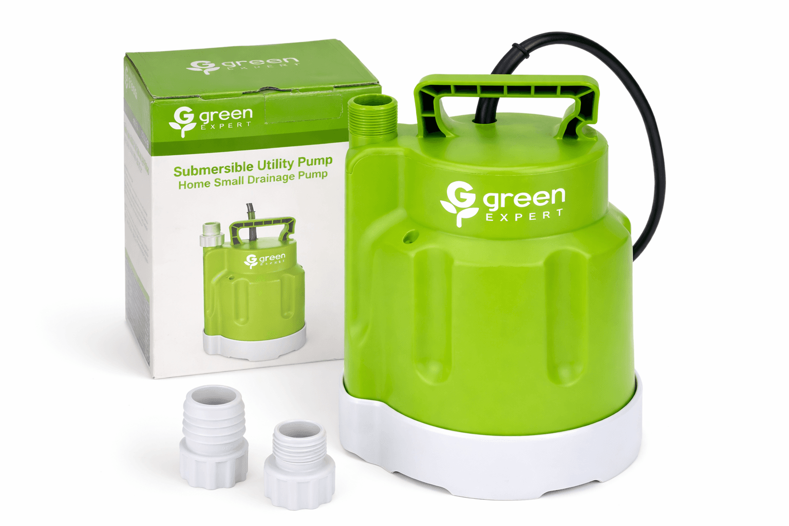 Green Expert 1/4HP Flow-Sensor Sump Pump