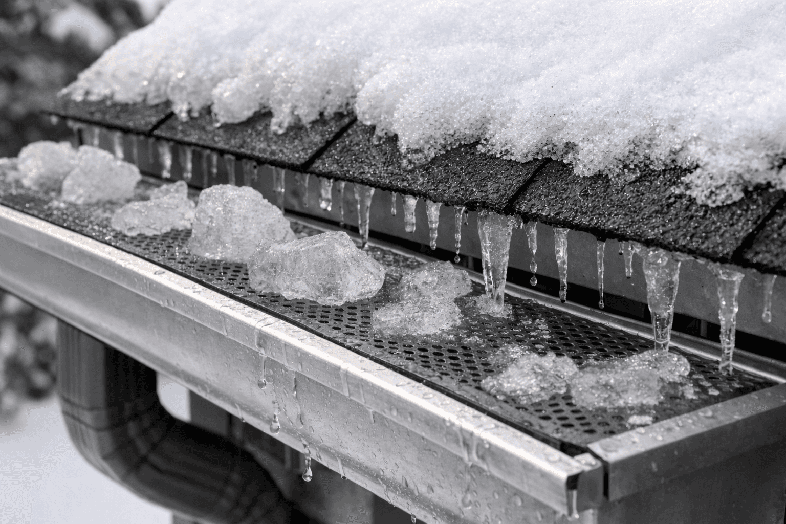 Eavestrough Guards and Winter: Ways to Reduce Ice Buildup Without Creating Drainage Problems
