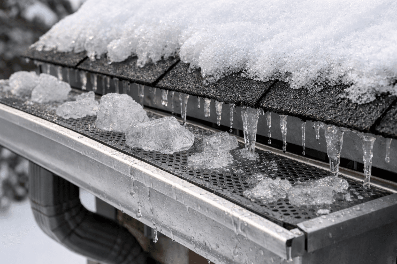 Eavestrough Guards and Winter: Ways to Reduce Ice Buildup Without Creating Drainage Problems