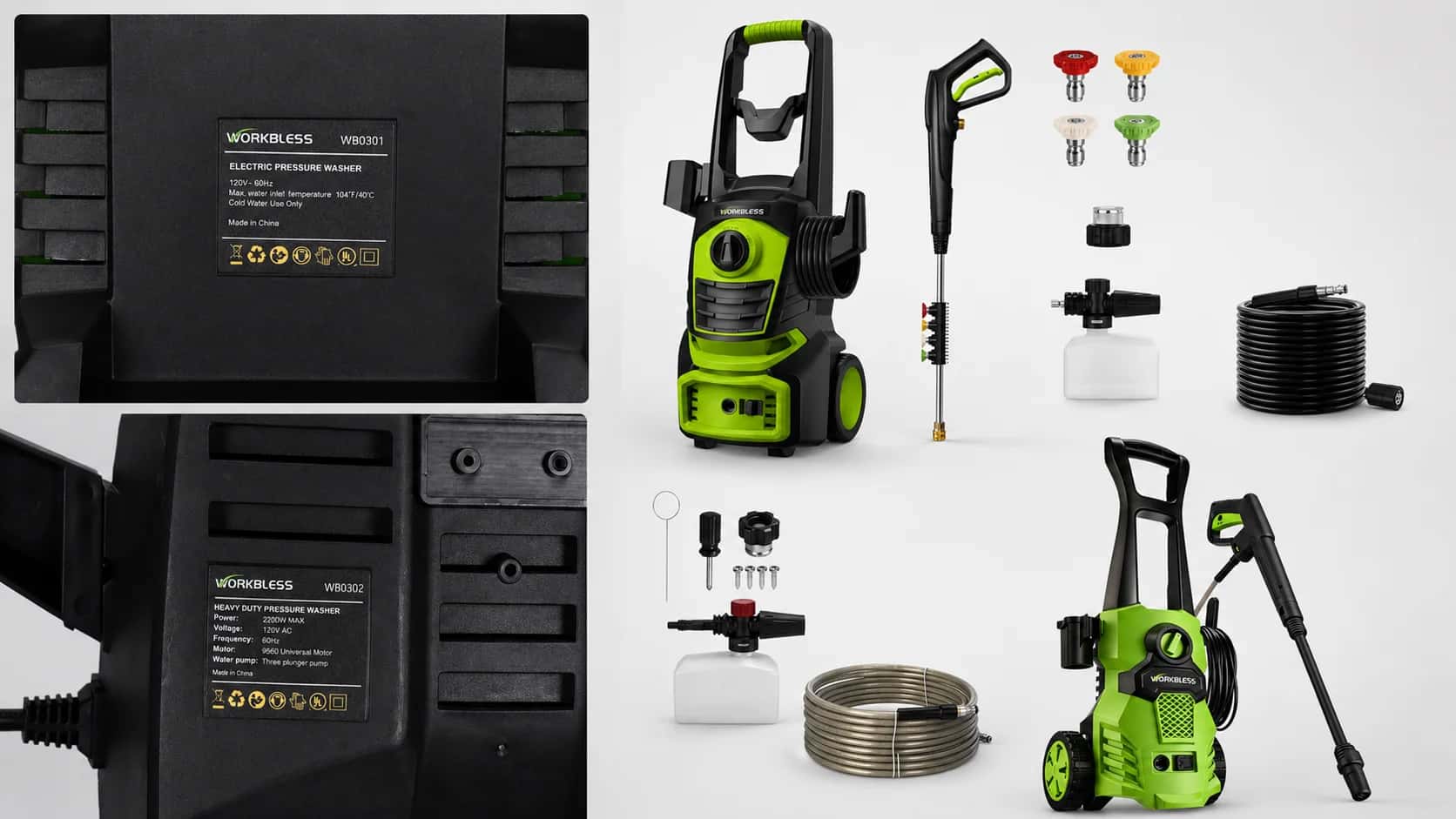 Workbless Electric Pressure Washers Recalled: GFCI Missing, Short Cord Creates Shock Risk for 657 Canadian Owners