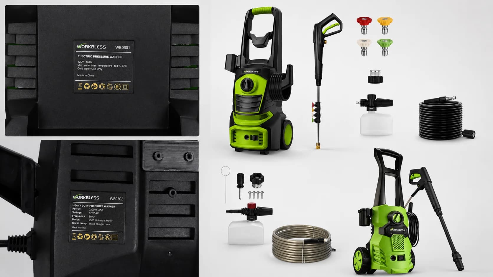 Workbless Electric Pressure Washers Recalled: GFCI Missing, Short Cord Creates Shock Risk for 657 Canadian Owners