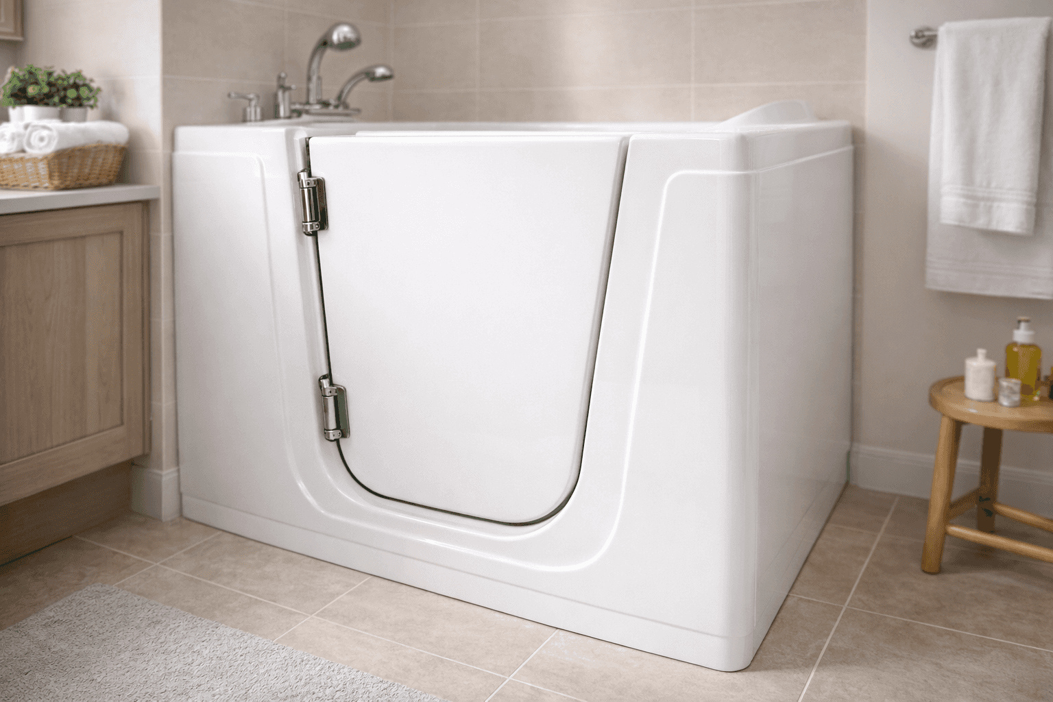 What to Look For in a Walk-In Tub Door: In-Swing vs Out-Swing, Seal Types, and Leak Prevention